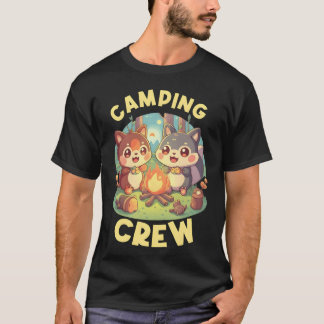 T-shirt Équipe de camping drôle