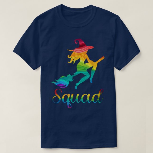 T-shirt Équipe de chambre volante de sorcière  (Design devant)