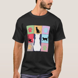 T-shirt Équipe de chaton à patte drôle parent de chaton ch