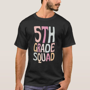 T-shirt Équipe de cinquième année Professeur rétro Élèves