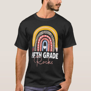 T-shirt Équipe de cinquième année Rocks Enseignant de 5e a