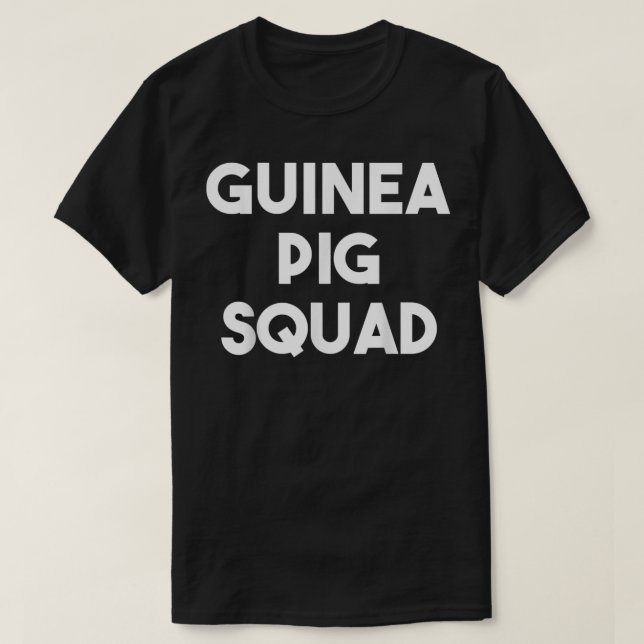 T-shirt Équipe de cochons de Guinée amusante Aile de cocho (Design devant)