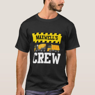 T-shirt Équipe de construction de Maxwell Doublage personn