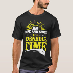 T-shirt Équipe de Cornhole Joueur de Sac de Haricot Champ