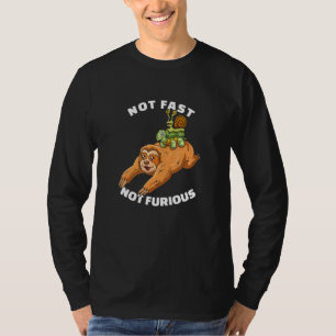 T-shirt Équipe de course de paresseux Coureur lent Pas rap