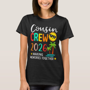 T-shirt équipe de cousins 2026 créant des souvenirs été fa