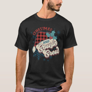 T-shirt équipe de cousins de Noël 202holiday