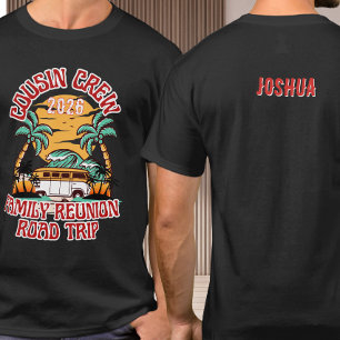 T-shirt Équipe de cousins personnalisée pour la réunion de