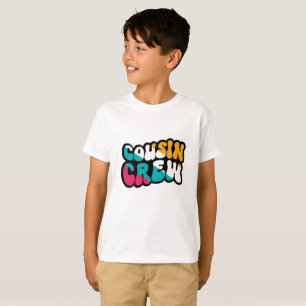 T-shirt Équipe de cousins rétro