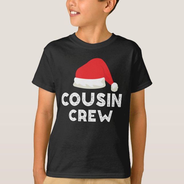 T-shirt Équipe de couture de Noël - Santa Hat (Devant)