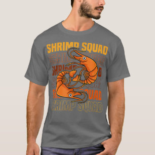 T-shirt Équipe de crevettes Ironique Chef de fruits de mer