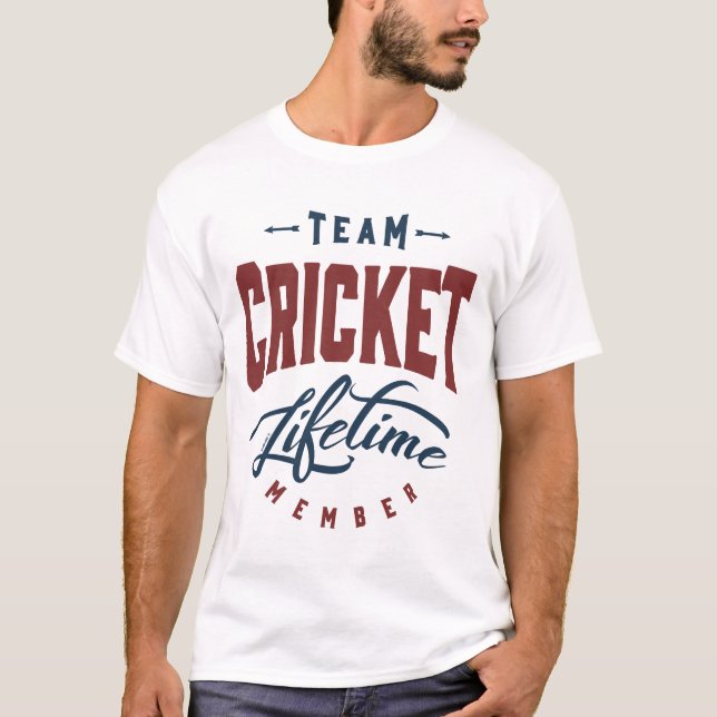 T-shirt Équipe de cricket (Devant)