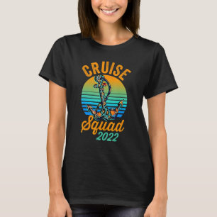 T-shirt Équipe de croisière 2022 Cuir de vache drôle Léopa
