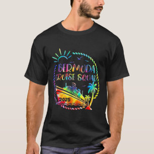 T-shirt Équipe de croisière 2025 Bermudes Croisière ensemb