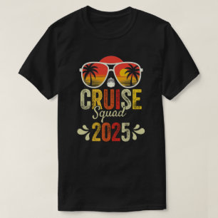T-shirt Équipe de croisière 2025 Vacances d'été en famille