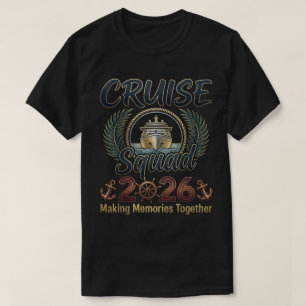 T-shirt Équipe de croisière 2026 Créer des souvenirs ensem
