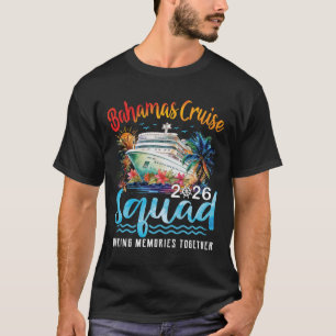 T-shirt Équipe de Croisière aux Bahamas 2026 Groupe Famili