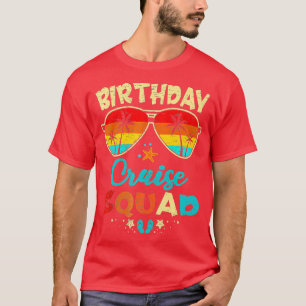 T-shirt Équipe de croisière d'anniversaire Équipe de crois
