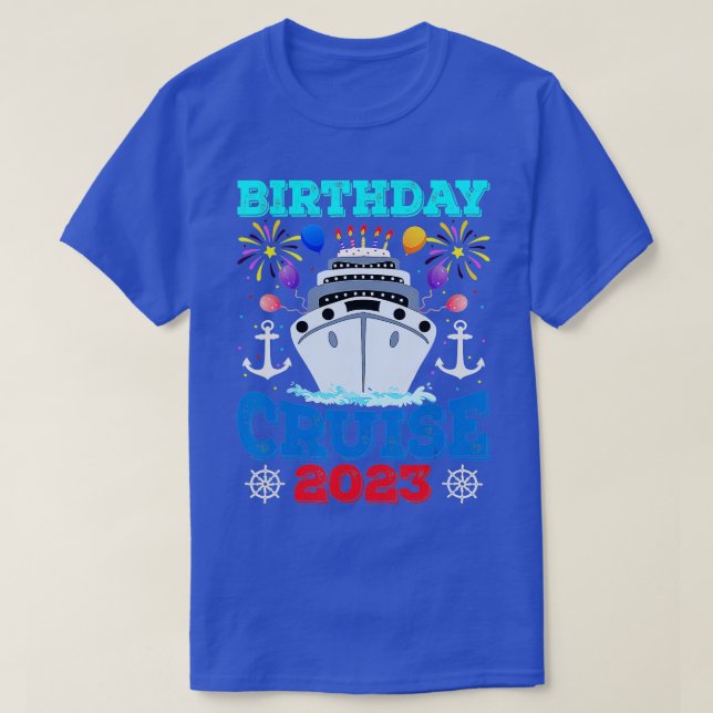 T-shirt Équipe de croisière d'anniversaire Équipe de crois (Design devant)