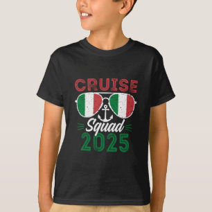 T-shirt Équipe de Croisière en Italie 2025 Vacances de Fam
