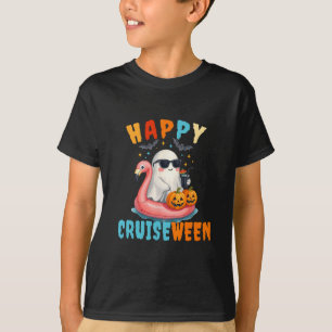 T-shirt Équipe de croisière Halloween Famille 2025 Équipag