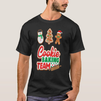 T-shirt Équipe de cuisine Cookie Crew Chemise Famille Xmas
