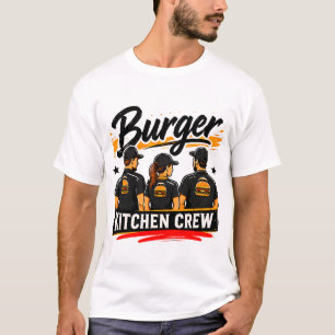 T-shirt Équipe de cuisine de burgers 👨‍🍳