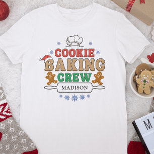 T-shirt Équipe de cuisson de biscuits de Noël