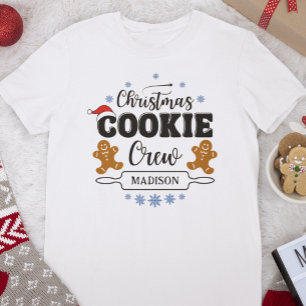 T-shirt Équipe de cuisson de biscuits de Noël