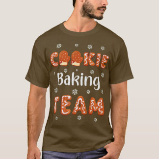 T-shirt Équipe de cuisson de biscuits Noël Famille de cuis