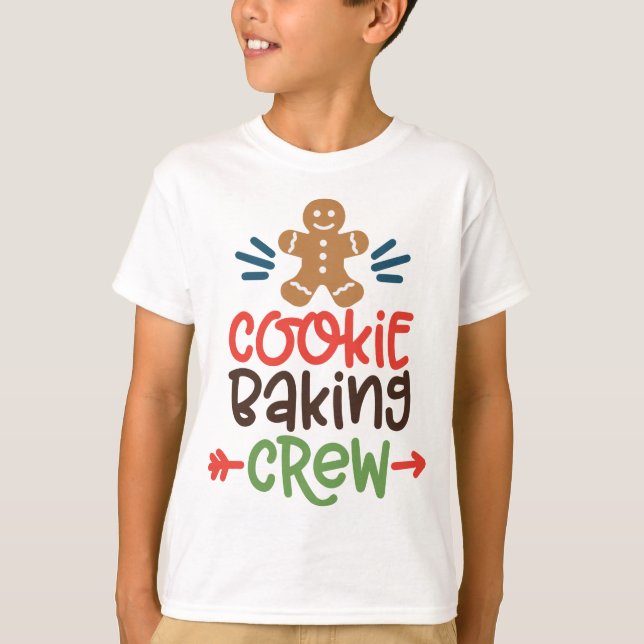 T-shirt Équipe de cuisson des biscuits (Devant)