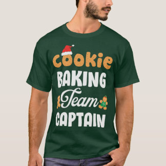 T-shirt Équipe de cuisson des biscuits Capitaine Funny Gin