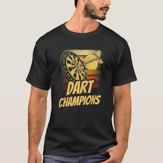 T-shirt Équipe de Dart Champions Squad Darts Premium (Devant)