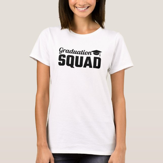 T-shirt Équipe de diplômés (Devant)
