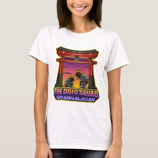 T-shirt Équipe de dojo féminin (Devant)