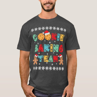 T-shirt Équipe de fabrication de biscuits hommes en pain d