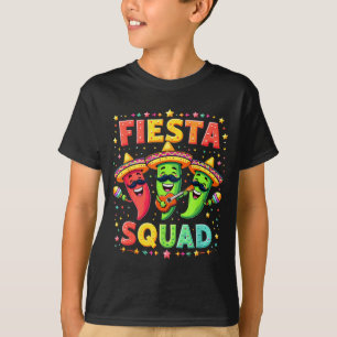T-shirt Équipe de fête Cinco De Mayo Famille Correspondant
