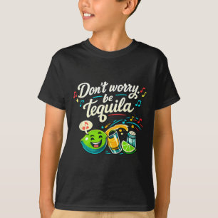 T-shirt Équipe de fête drôle lime graphique Ne t'inquiète 