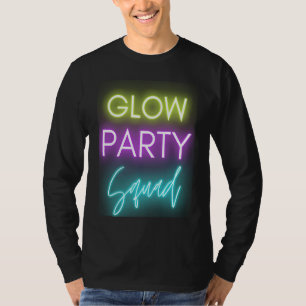 T-shirt Équipe de fête Glow Party Celebration
