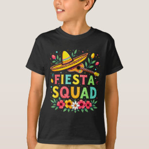 T-shirt Équipe de fiesta correspondant au cinq mai party m