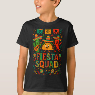 T-shirt Équipe de fiesta drôle cinco de mayo chapeau cactu