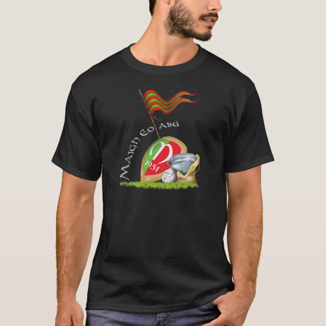 T-shirt Équipe de football 1951 de Mayo GAA (Devant)