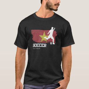 T-shirt Équipe de football à drapeau du Vietnam de footbal