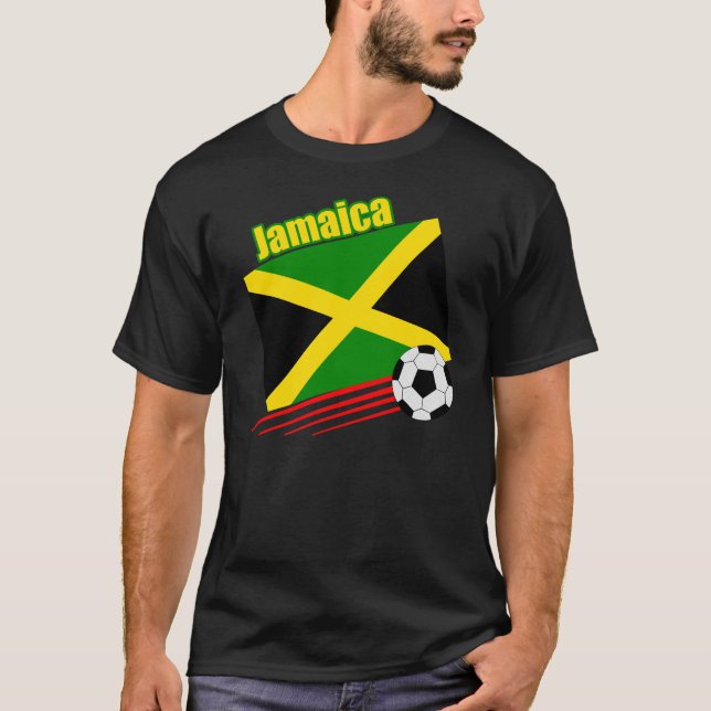 T-shirt Équipe de football jamaïcaine (Devant)