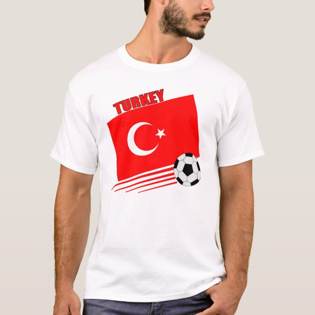 T-shirt Équipe de football turque (Devant)
