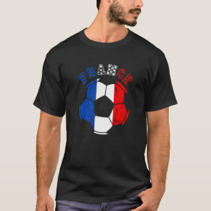 T-shirt Équipe de France de Football Ball France France Fo
