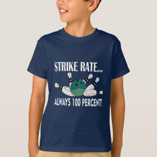T-shirt Équipe de frappe de boule de quille pour enfants
