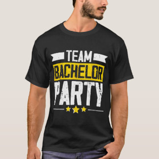 T-shirt Équipe de garçon d'honneur Coiffeur de marié Maria