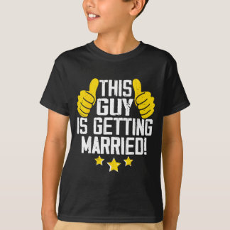 T-shirt Équipe de garçon d'honneur Coiffeur de marié Maria