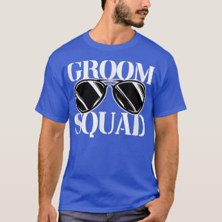T-shirt Équipe de garçons d'honneur soirée d'enterrement d